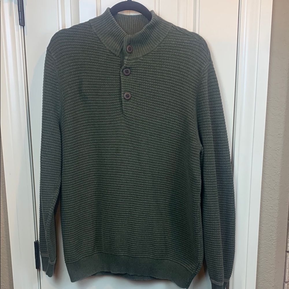 G.H. Bass & Co. Men's Green Sweater, Size L